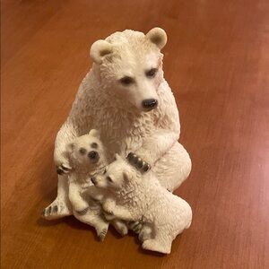 Polar Bear Family Figurine